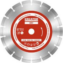 Varo דיסק יהלום לאבן, בטון ורעפים ''9 יבש  -3 יח'     KRT080102